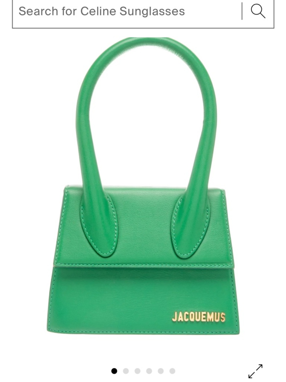 Jacquemus Emerald Green Mini Leather Top-Handle Bag ✨ - Picture 10 of 10